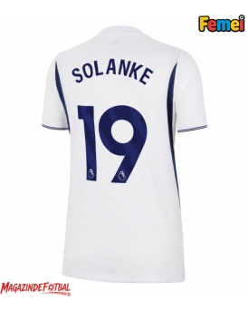 Tottenham Hotspur Dominic Solanke #19 Tricou Fotbal Replică 2026-27 Femei Acasa